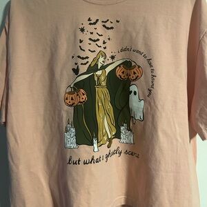 Comfort Colors Taylor Swift Halloween Peach Graphic Crop Top